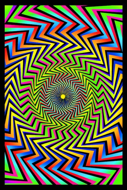 Mind Twist Blacklight Flocked Poster Size 23X35