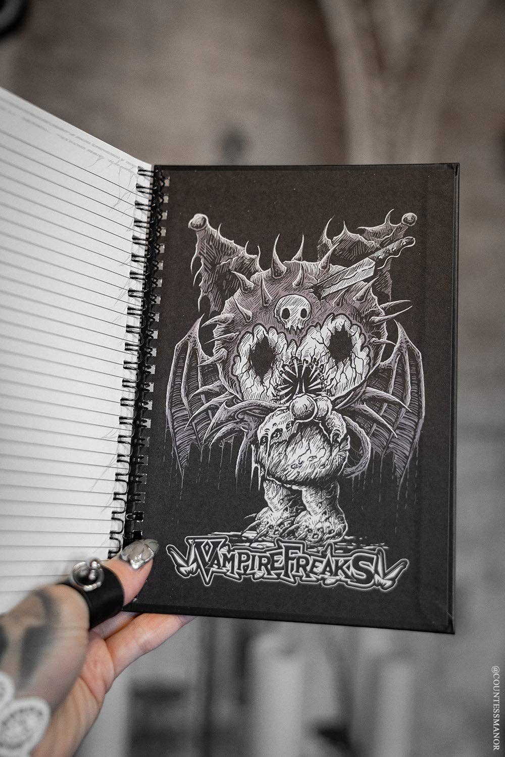 Hell Kitty Spiral Notebook