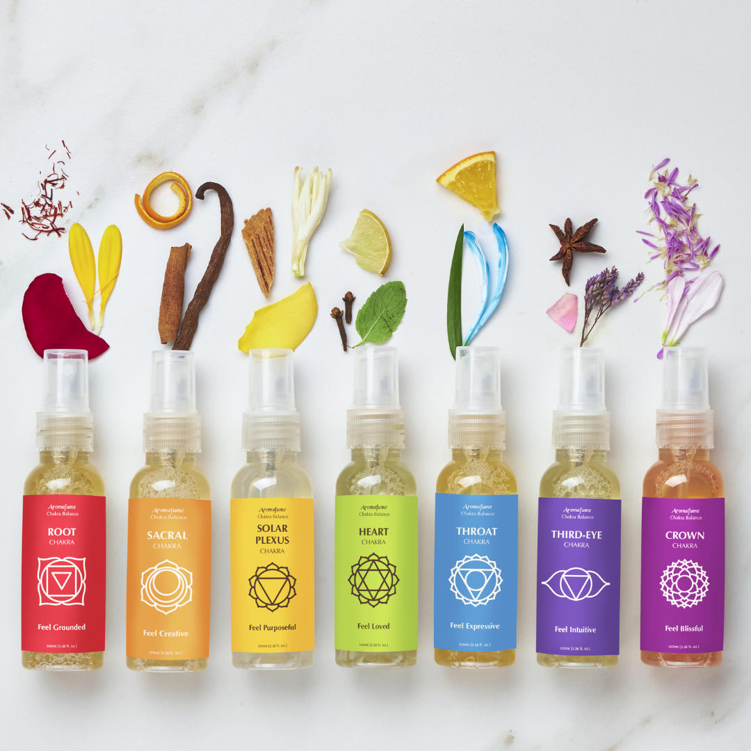 7 Chakra Mist Gift Set | Chakra Aromatherapy Spray