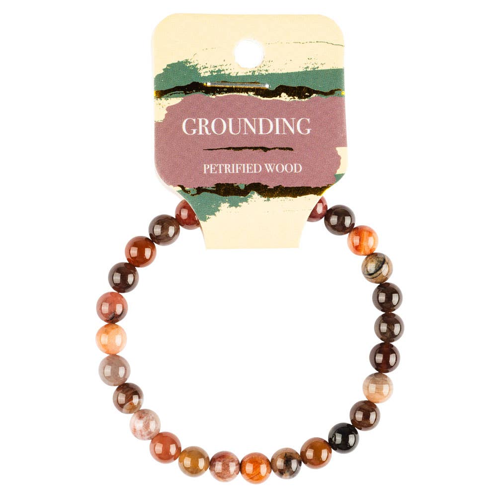 6mm Crystal Gemstone Stretch Bracelets