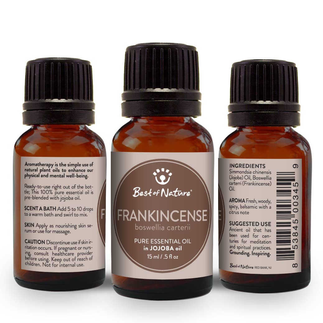 Frankincense Essential Oil Blended with Jojoba Oil - 15ml