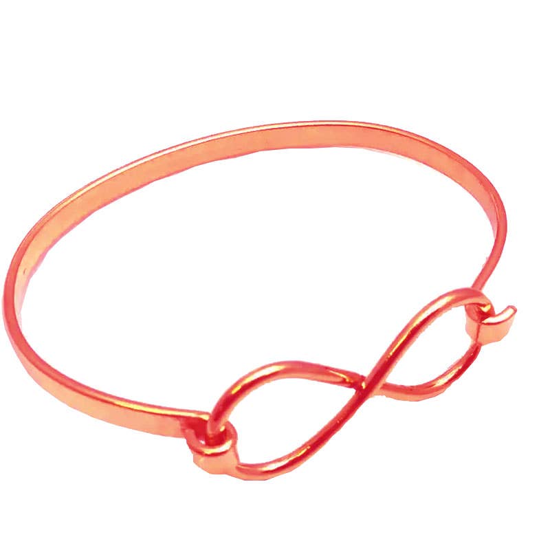 Infinity Petit Latch Healing Copper Bracelet