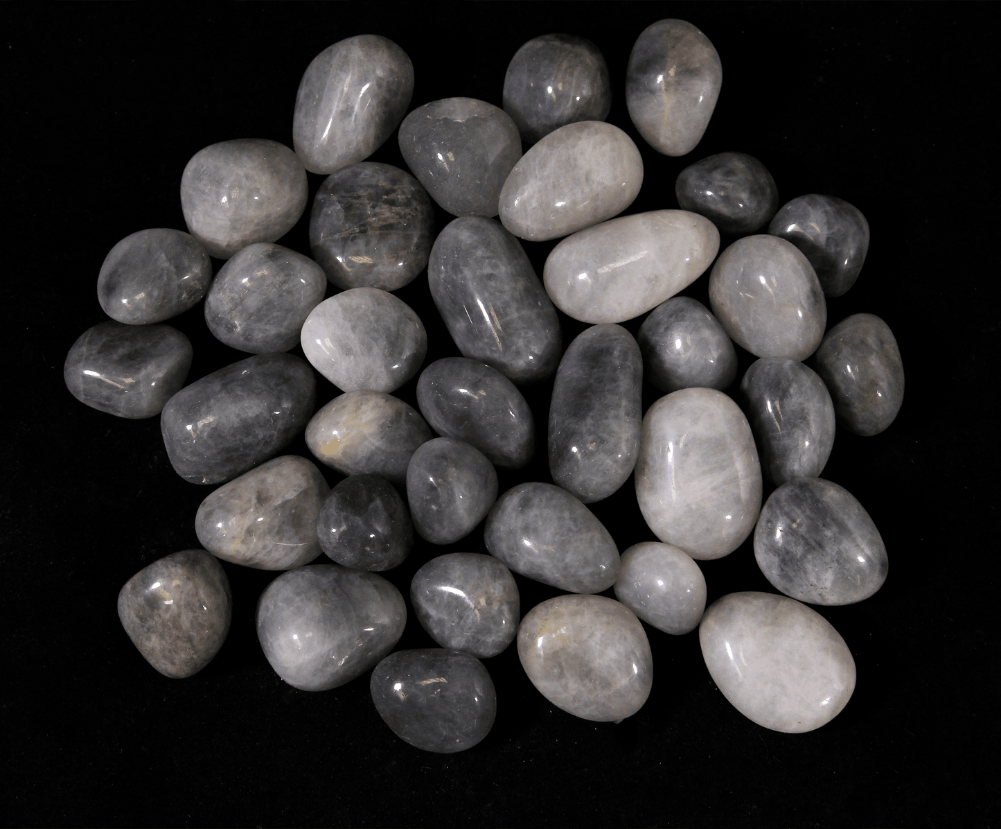 Tumbled Smoky Quartz, Small (19mm-25mm) - Sold By the Pound