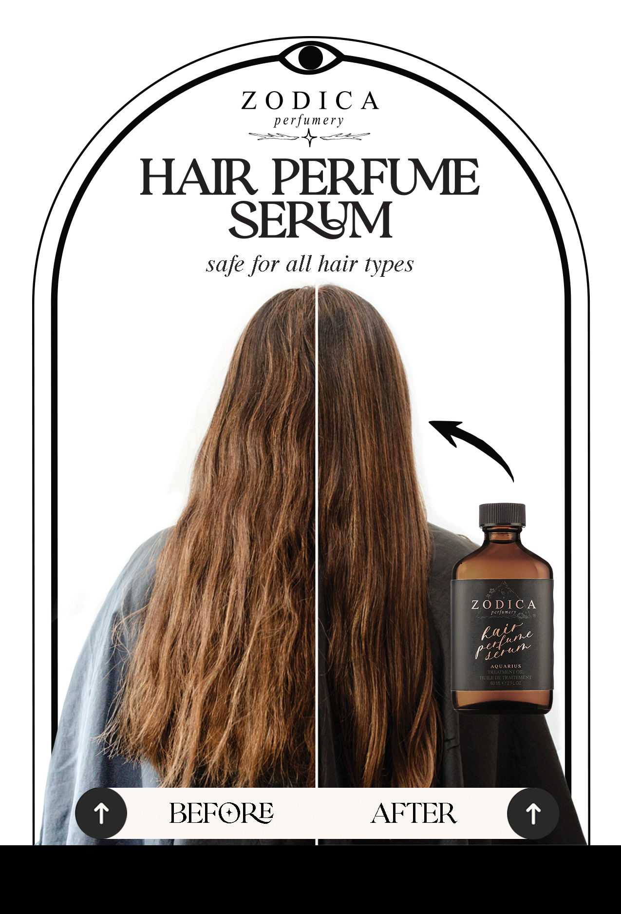 POP Hair Perfume Serum 4x6 Sign
