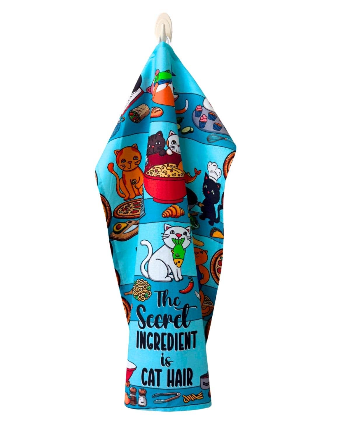 The Secret Ingredient is Cat Hair - Cotton Kitchen Towel