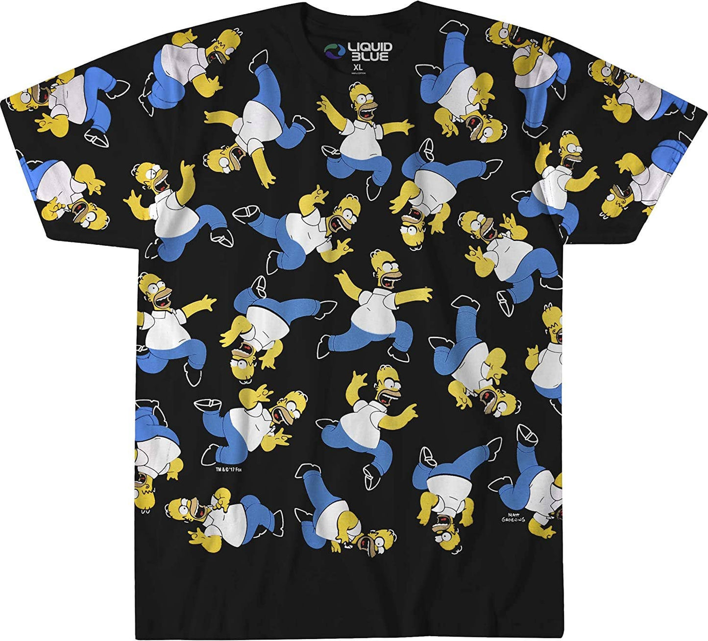 Simpsons Homer Pile Men's T Shirt