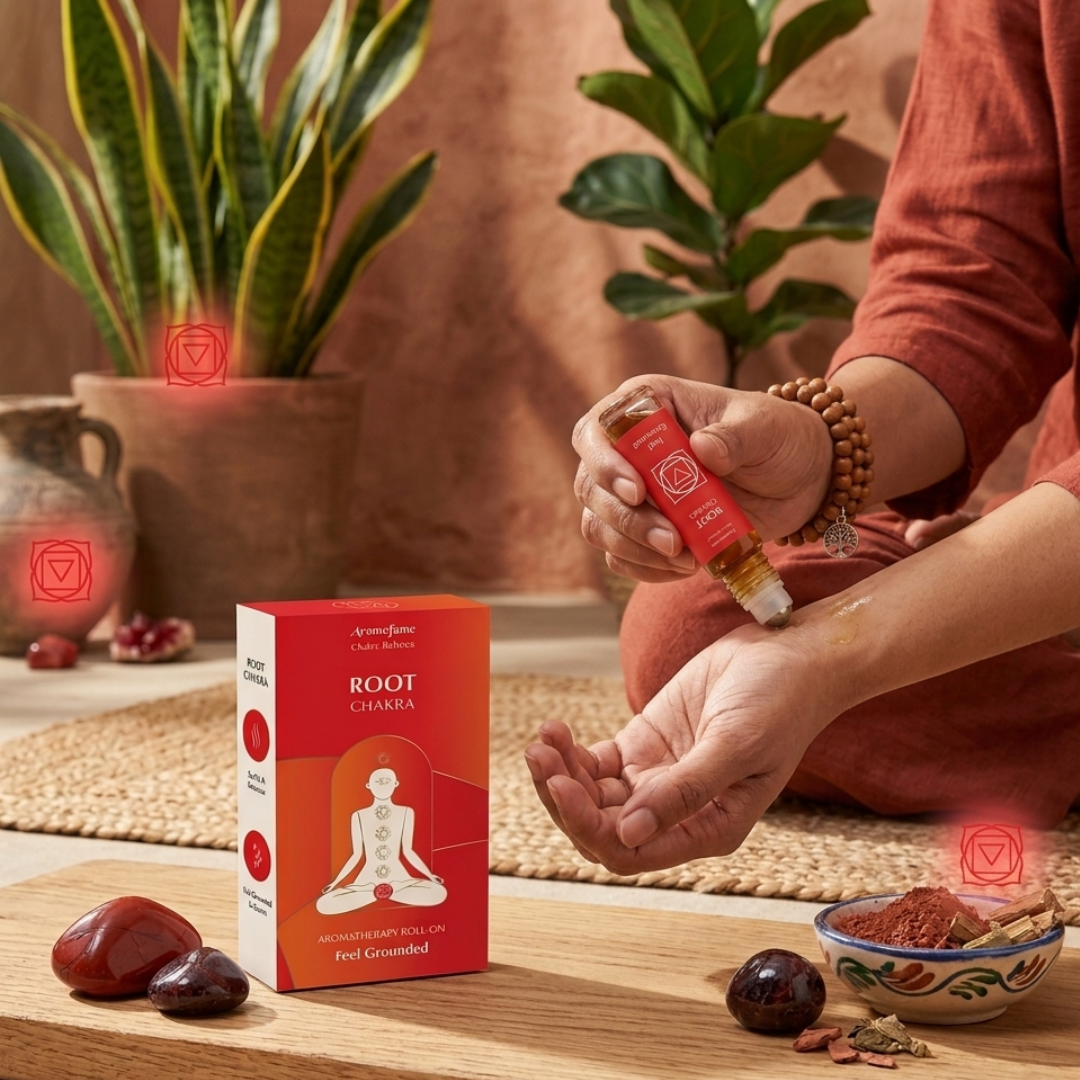 Root Chakra Roll On | Chakra Fragrance Oil Roll On