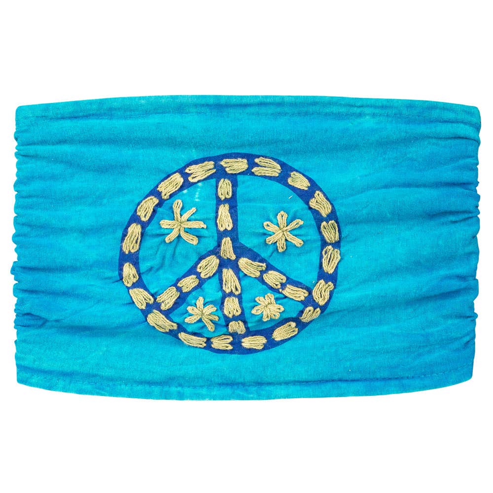 PEACE HEADBAND ASSORTED COLORS