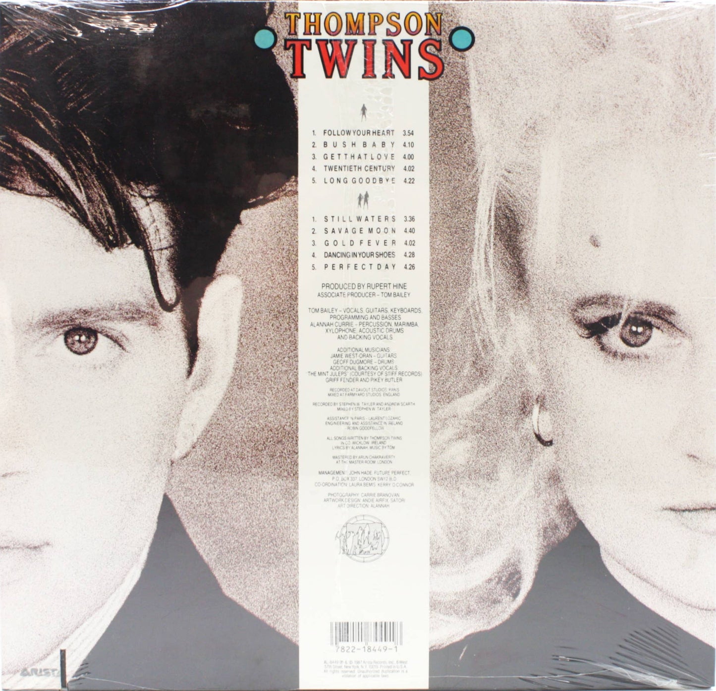 12" Vinyl LP Rock - Thompson Twins - Close To Bone Pop Rock