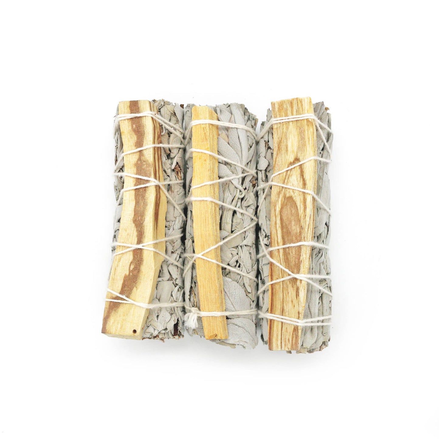 White Sage & Cinnamon Smudge Stick (4 in.)