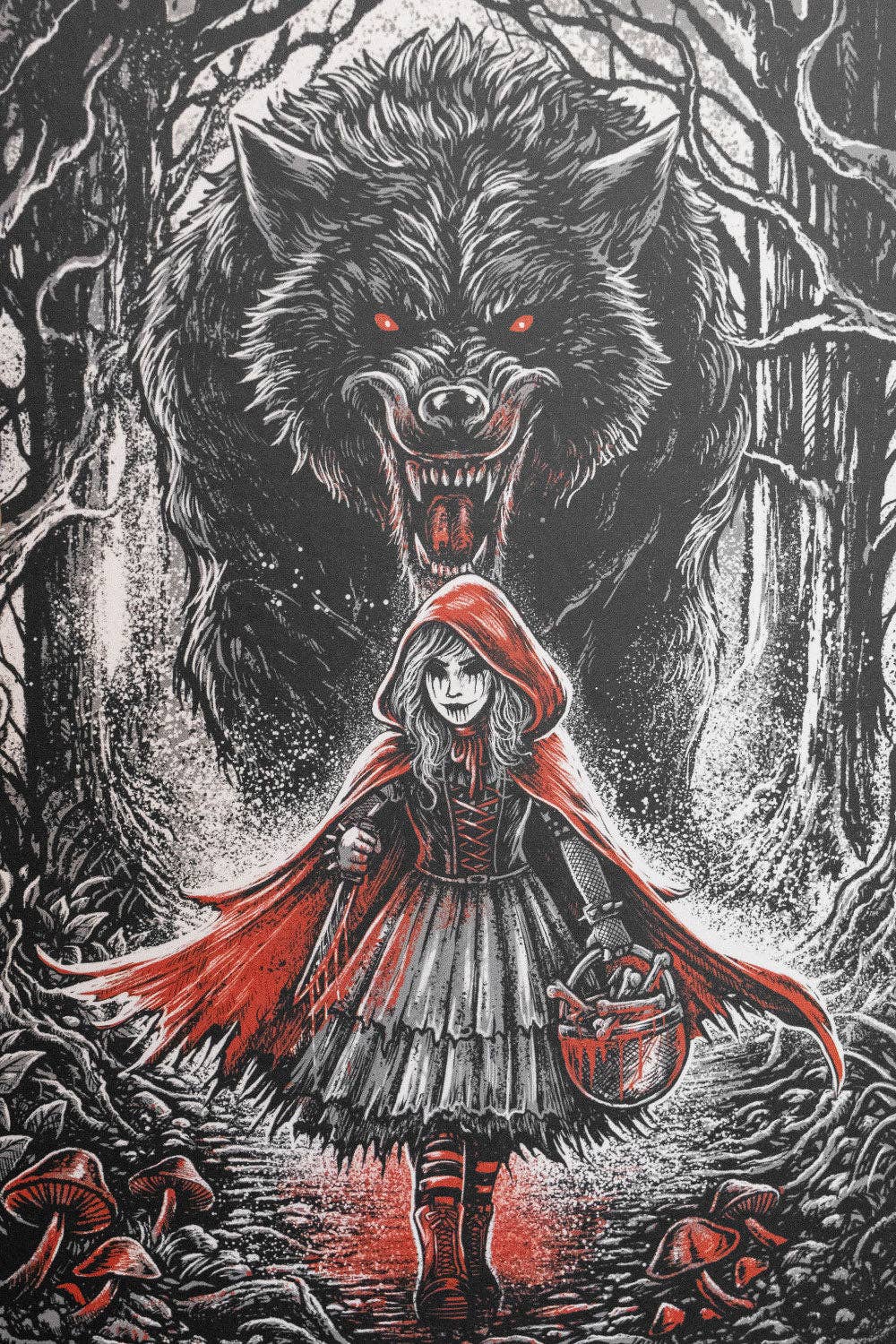 Little Dead Riding Hood Spiral Journal