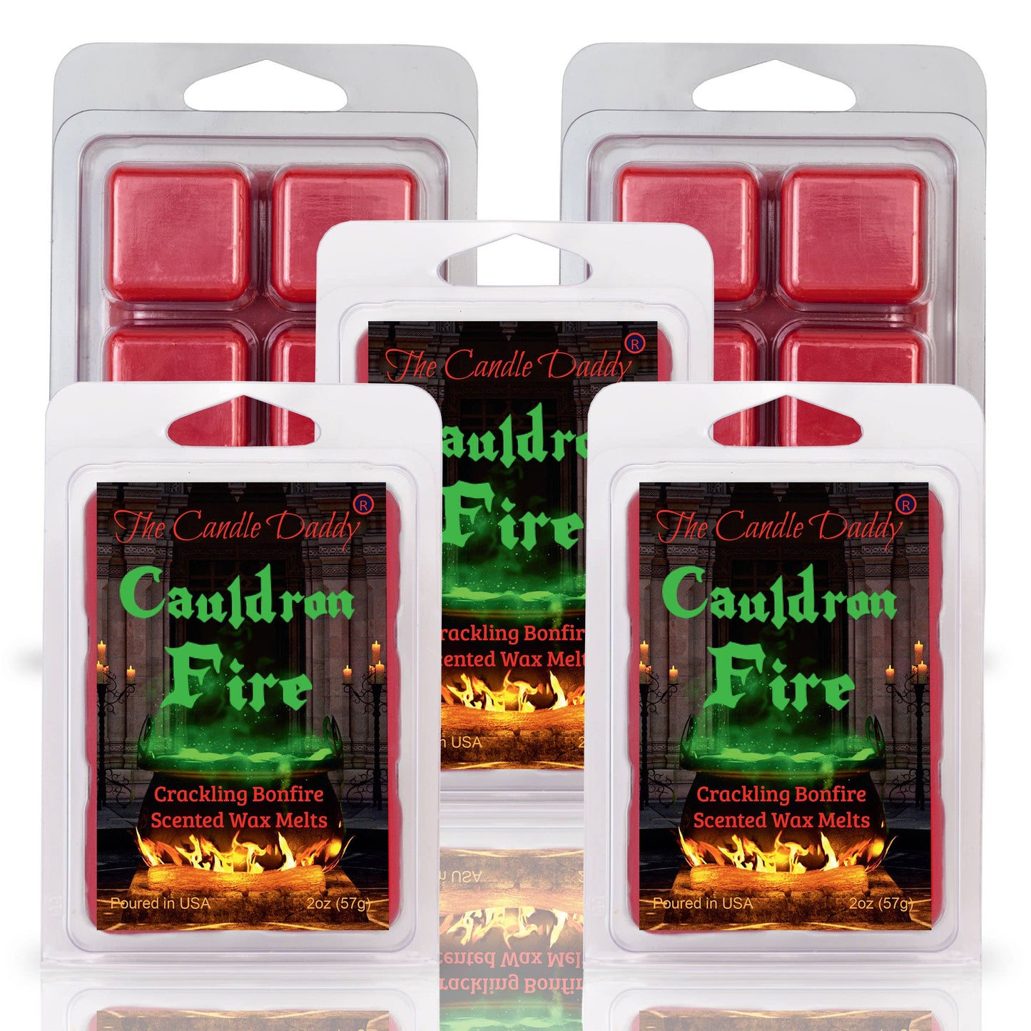 CAULDRON FIRE - WITCHY CRACKLING BONFIRE SCENTED WAX MELT