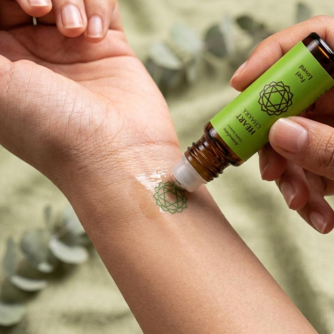 Heart Chakra Roll On | Chakra Fragrance Oil Roll On