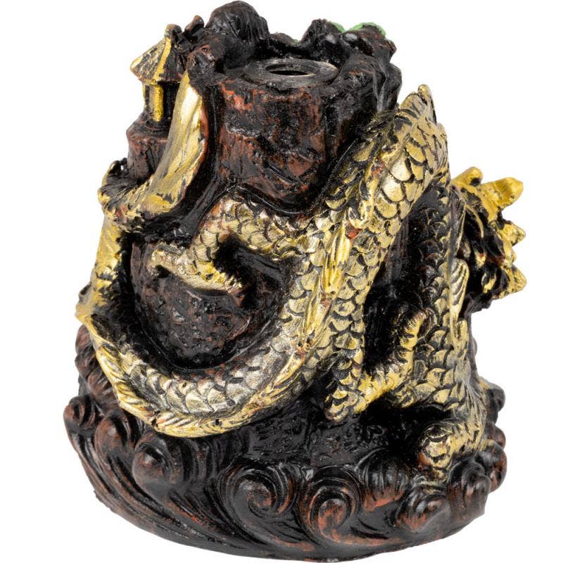 3.5" DRAGON BACKFLOW INCENSE BURNER