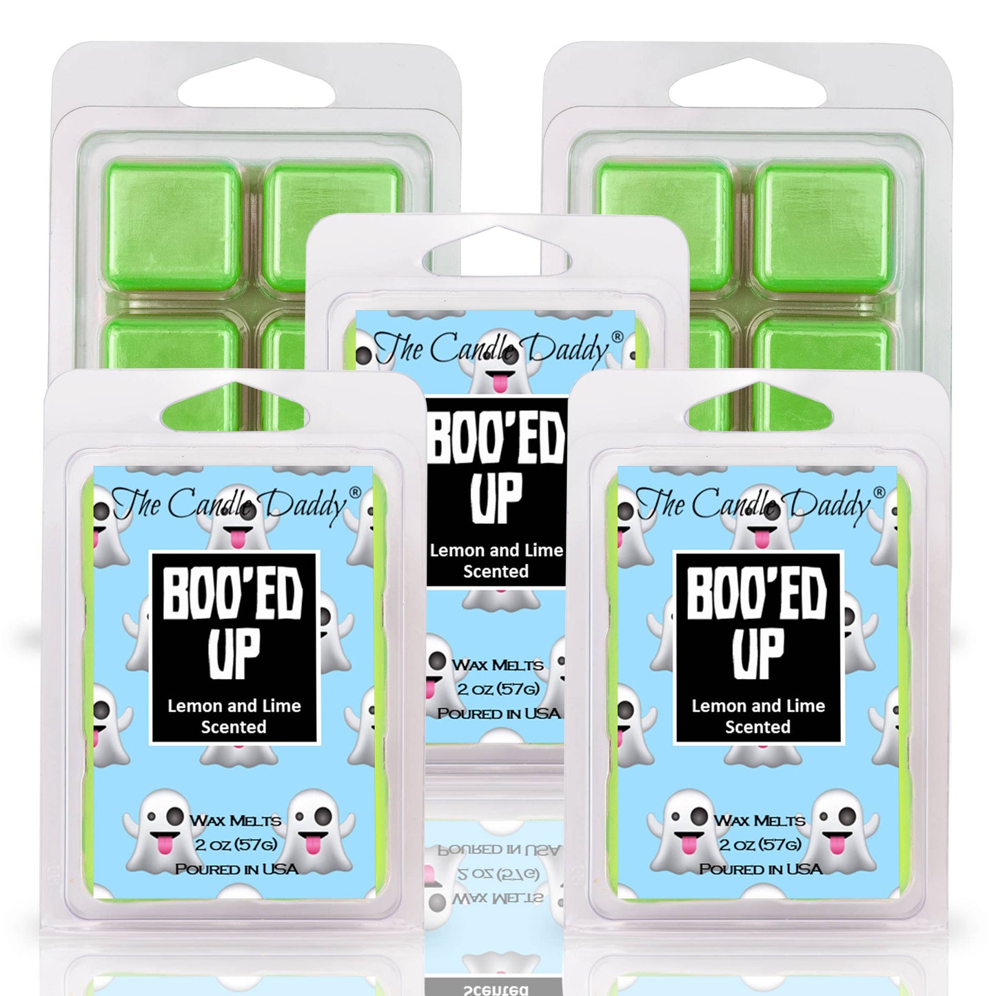 FUNNY FALL HALLOWEN - BOO'ED UP - LEMON AND LIME WAX MELT