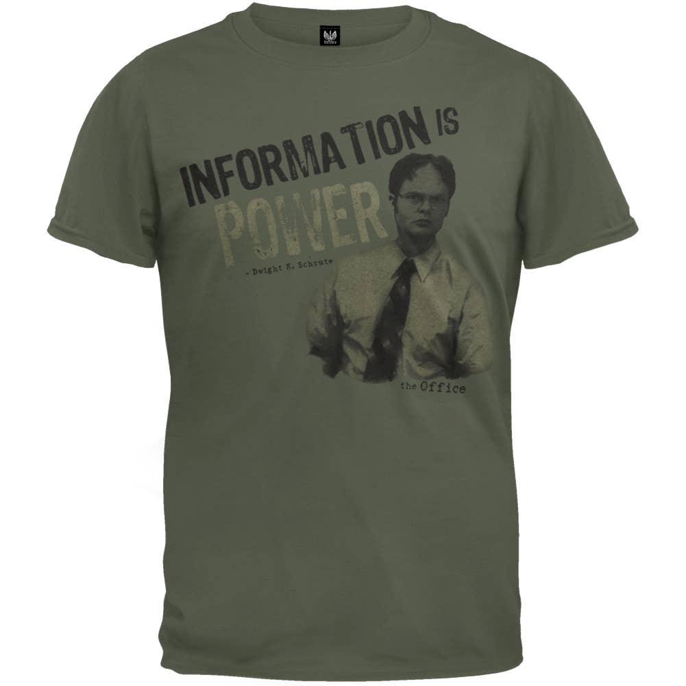 The Office - Info Is Power Men's T Shirt