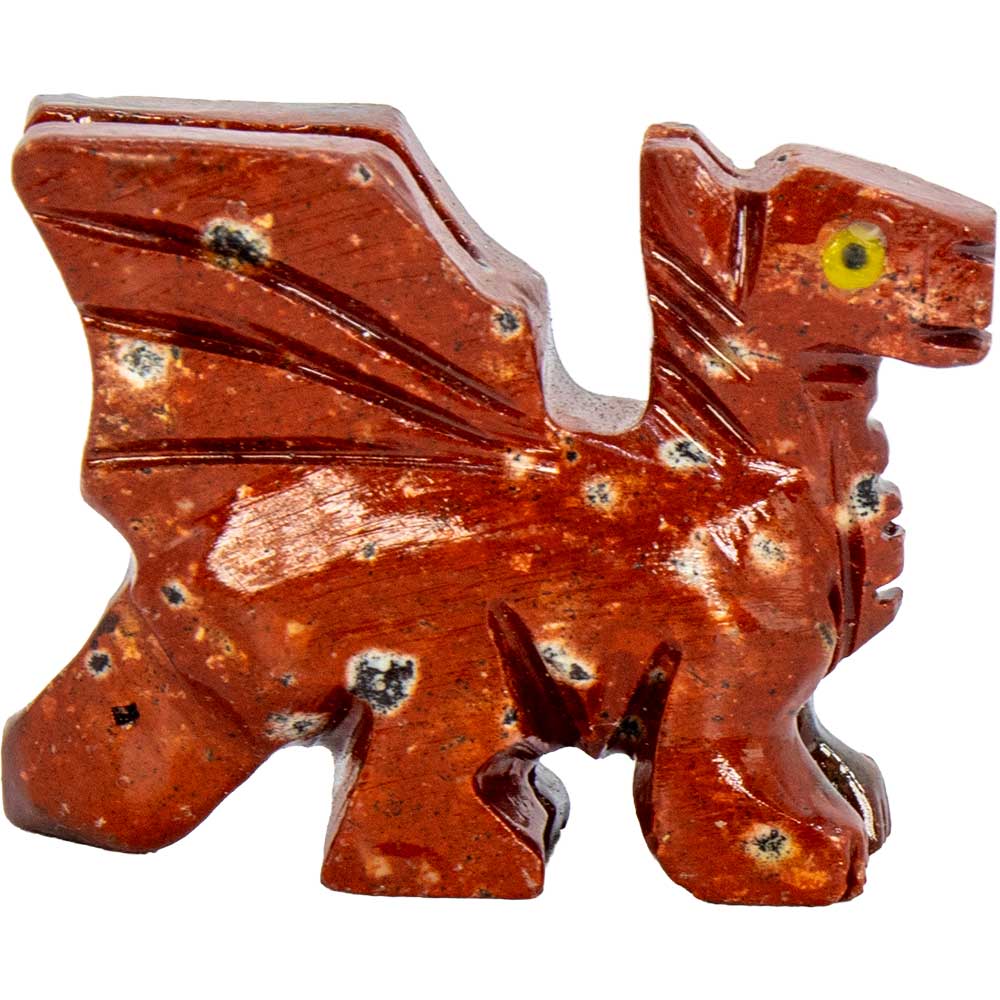 Spirit Animal 1.25-inch Winged Dragon Dolomite
