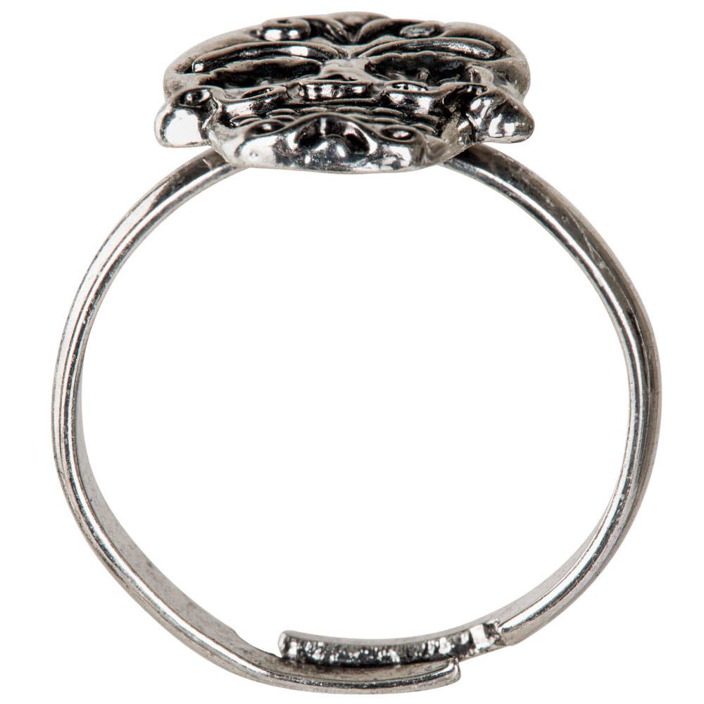 SUGAR SKULL ADJUSTABLE RING