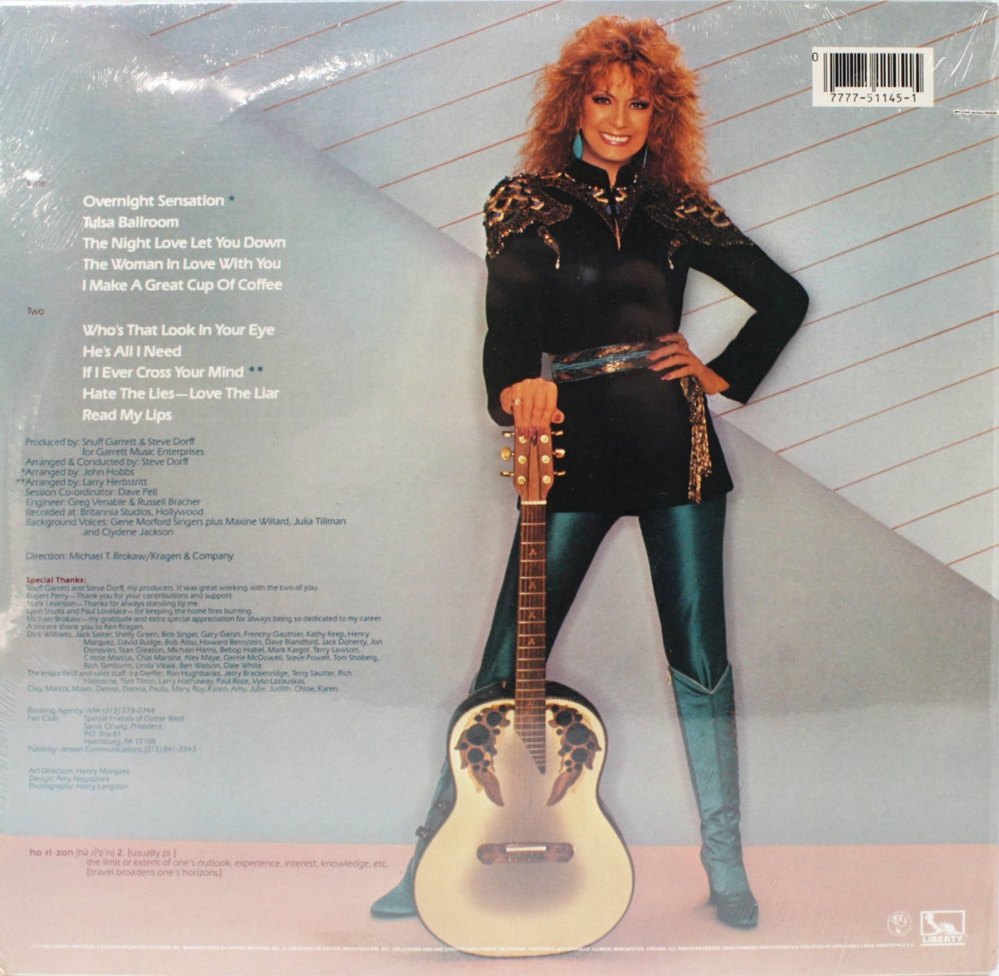 12" Vinyl LP Record - Dottie West - New Horizons Pop Country