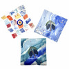 Medium Glass Evil Eye Ashtray 4"x4"