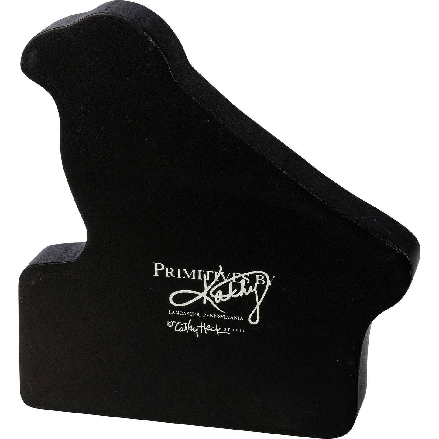Black wooden product with 'Primitives by Kathy' branding on a white background