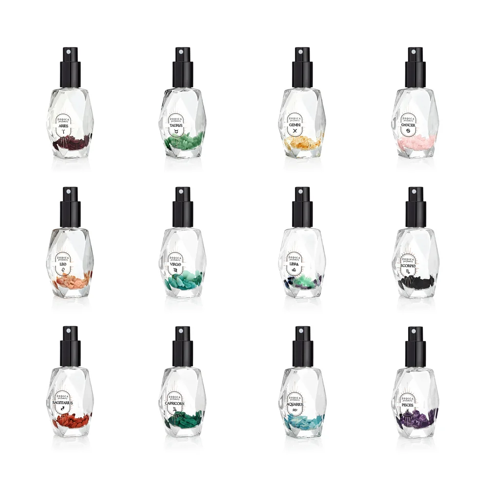 Aquarius Crystal Infused Zodica Perfume 22ml / .75oz