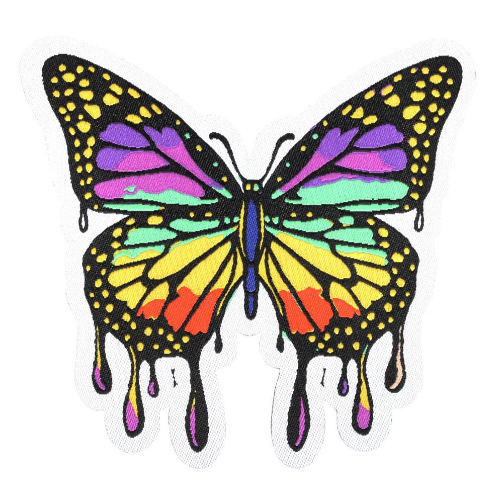 Butterfly Embroidered Patch