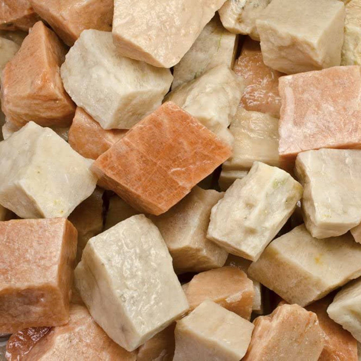 Rough Peach Moonstone - India - Raw Natural Stones