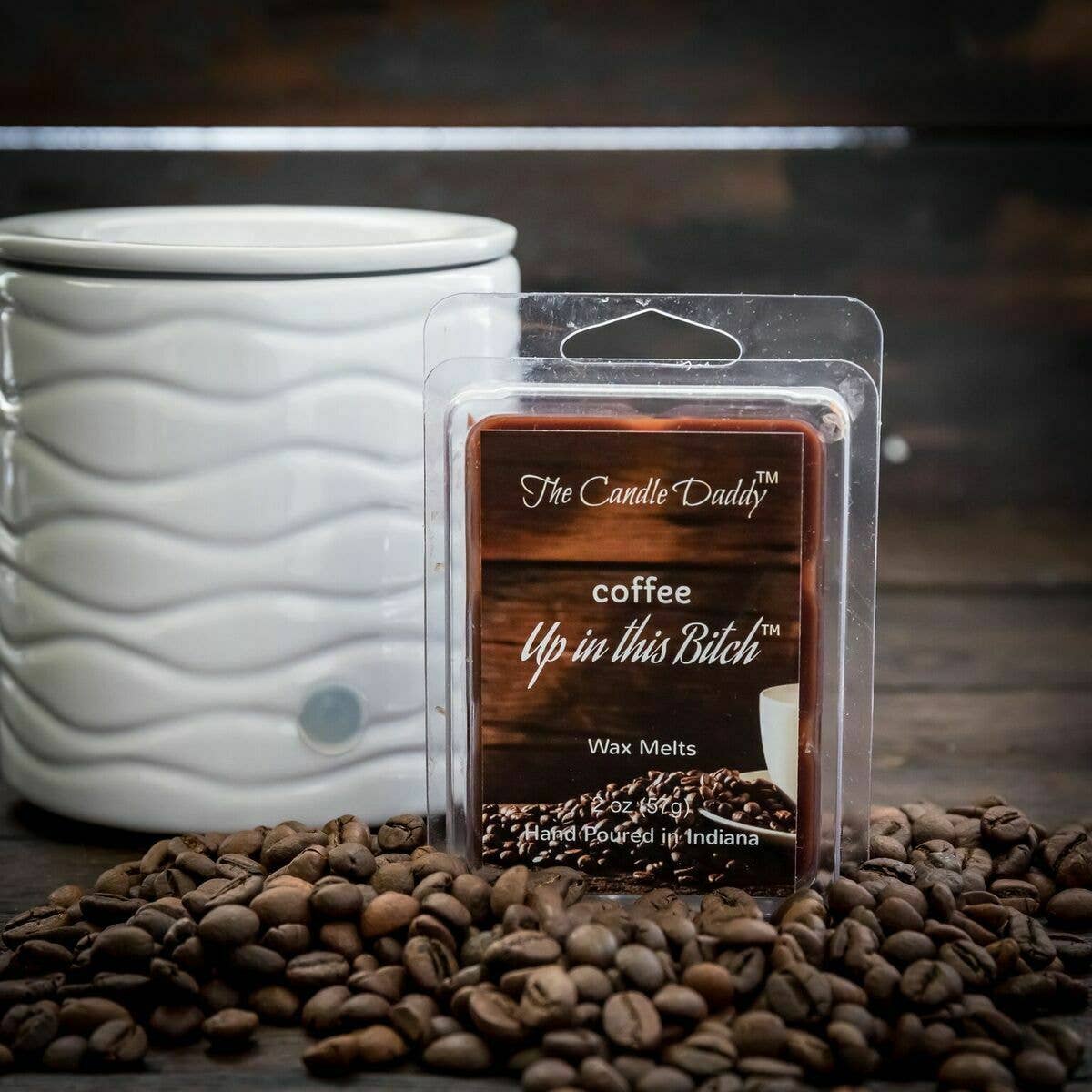 Coffee Up In This Bitch- Funny Fresh Brewed Coffee Scented