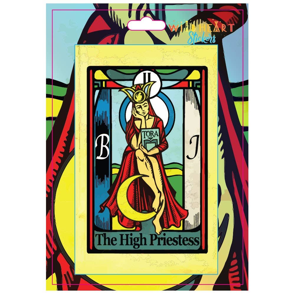 THE HIGH PRIESTESS TAROT STICKER