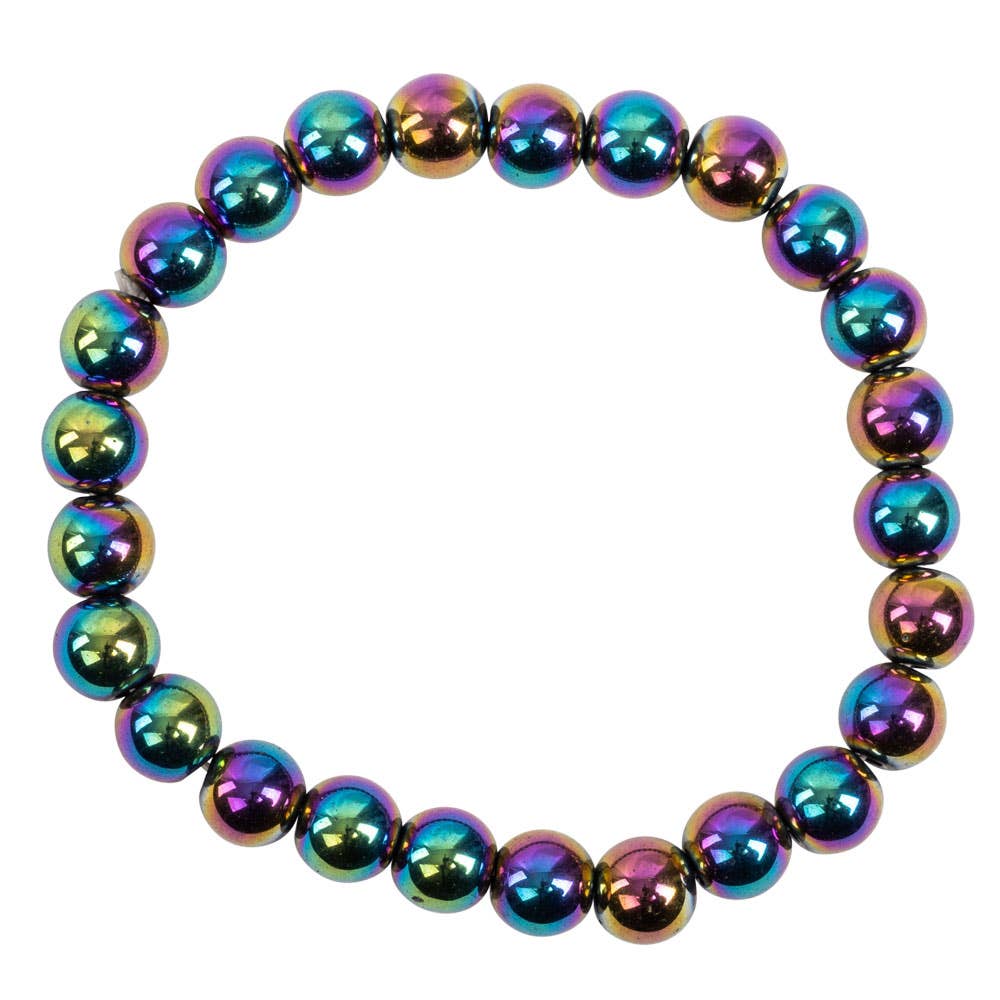 8mm Crystal Gemstone Energy Bead Stretch Bracelets