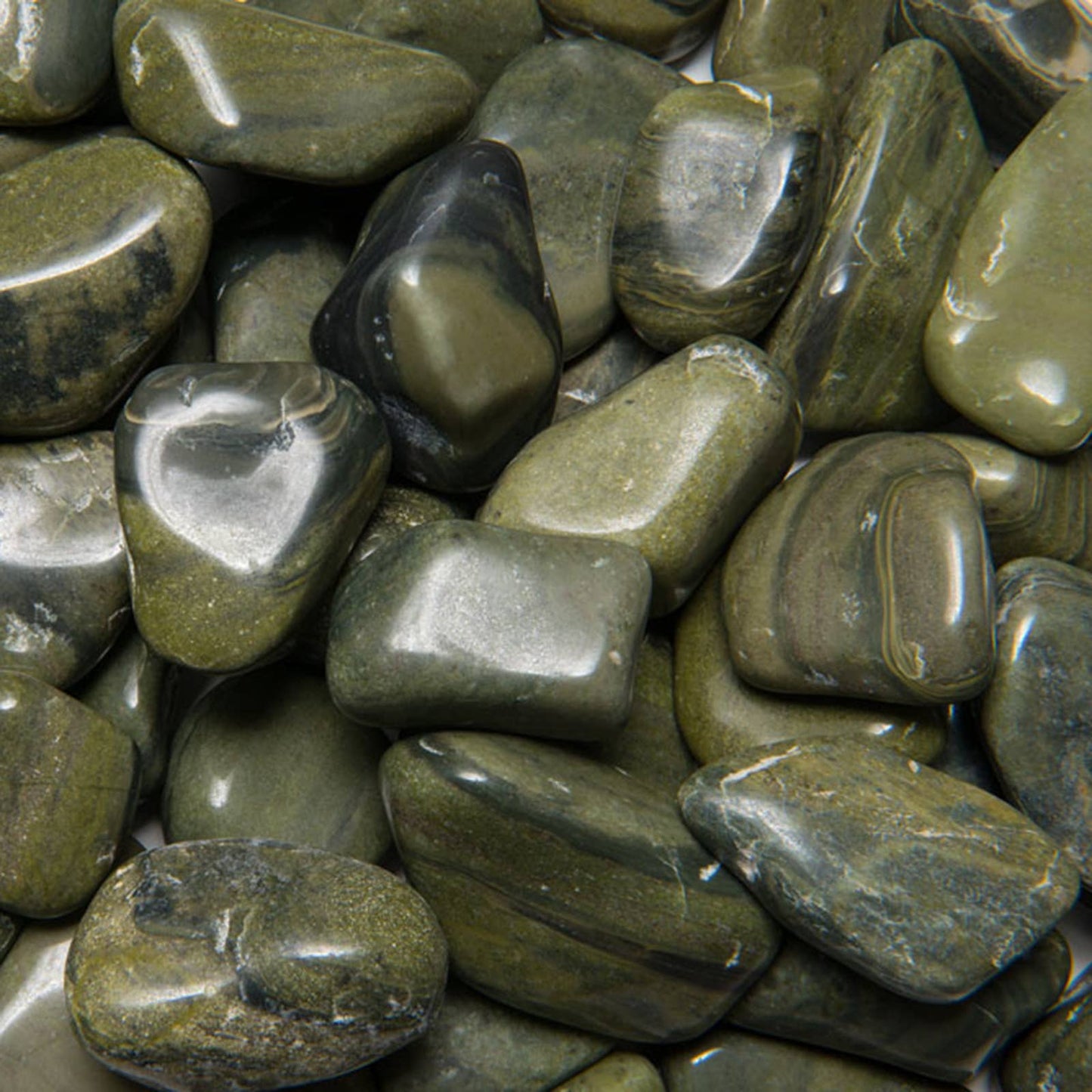 Tumbled Green Jasper - XL - A Grade - Brazil