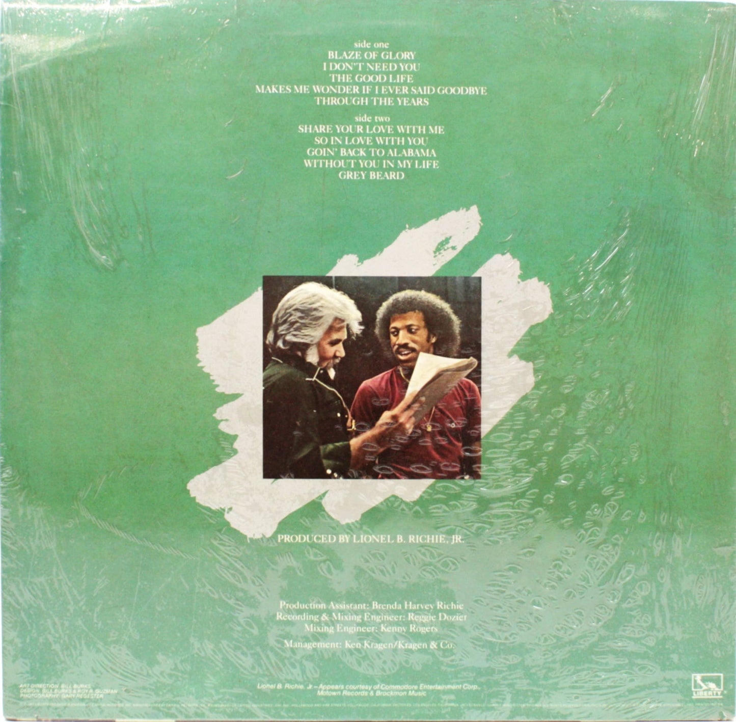 12" Vinyl LP Record - Kenny Rogers - Share Your Love Country