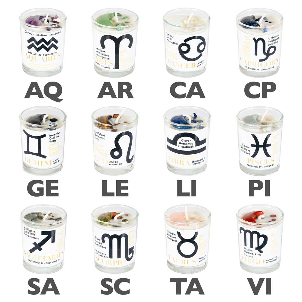 SMALL ZODIAC CANDLES