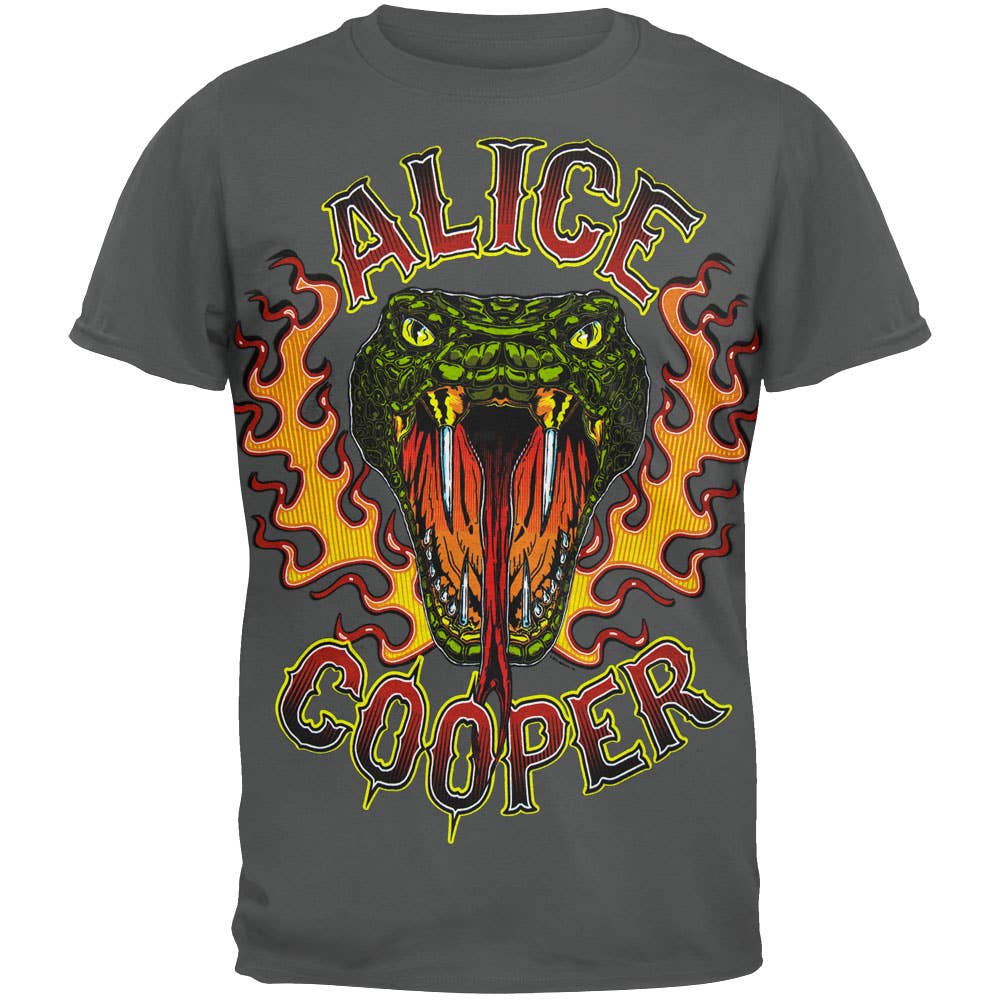 Alice Cooper - Snake Flames Tour Men's T Shirt