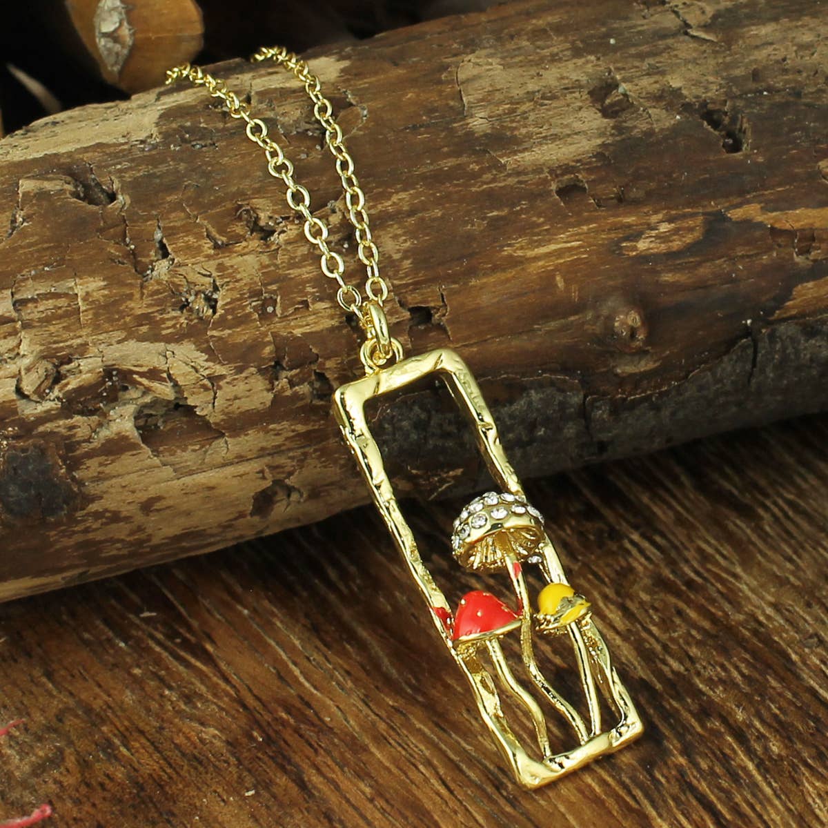 Butterfly Bouquet Dried Flower Necklace