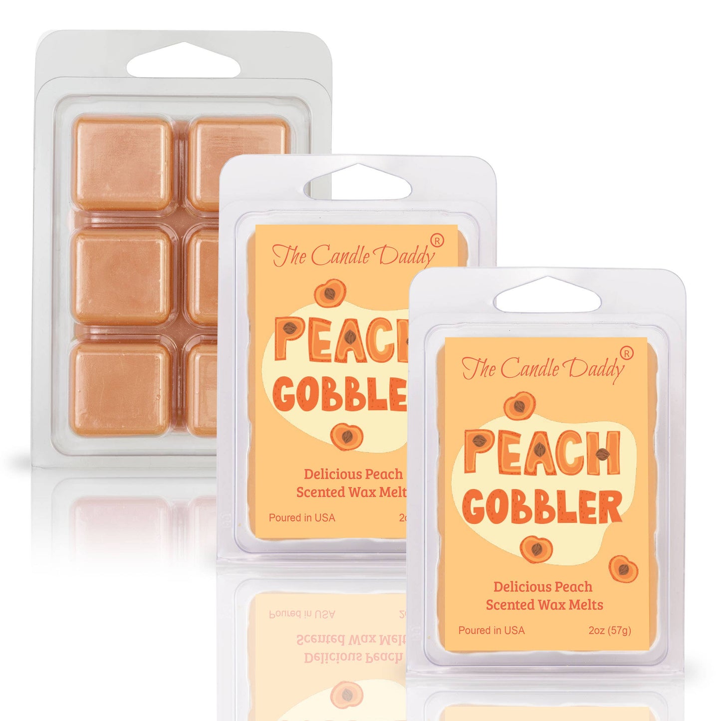 PEACH GOBBLER - DELICIOUS PEACH SCENTED WAX MELT