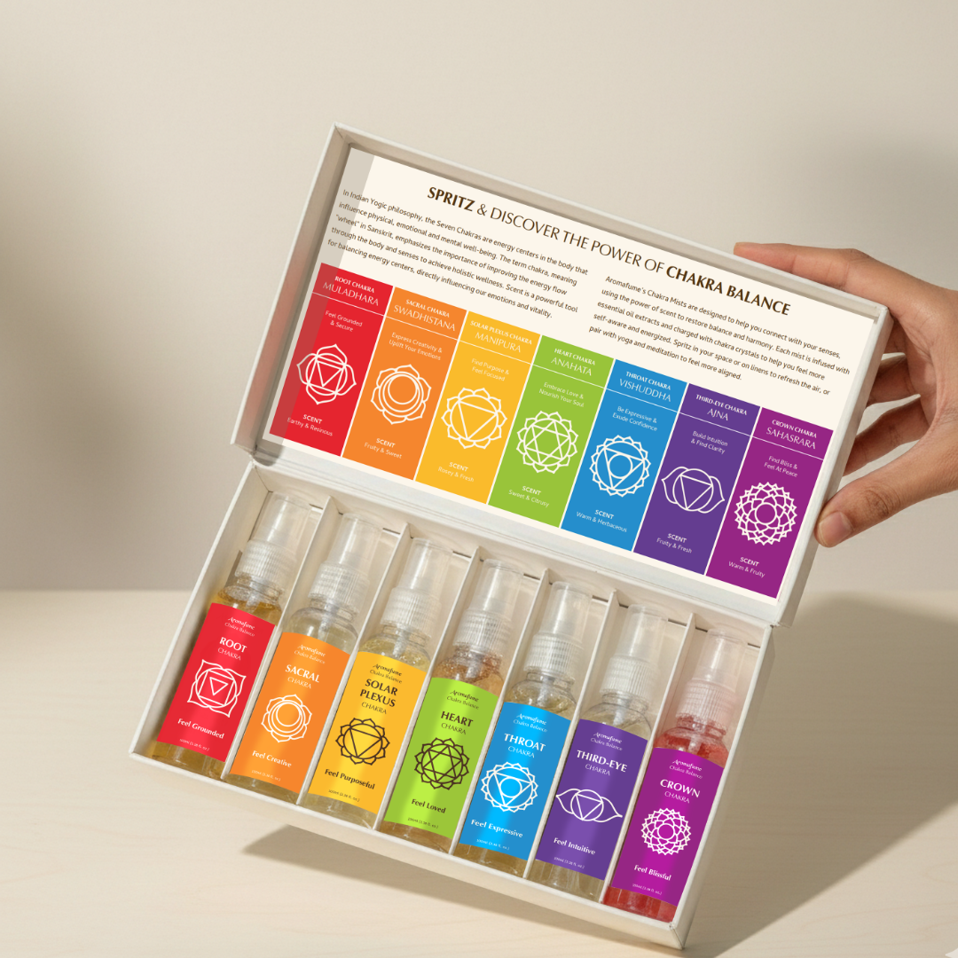 7 Chakra Mist Gift Set | Chakra Aromatherapy Spray