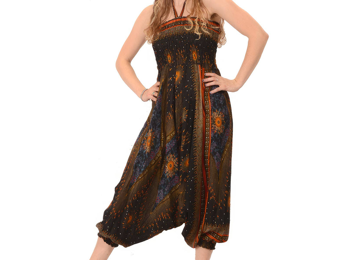 Rayon Print Funky Style Harem Pants And Jumper