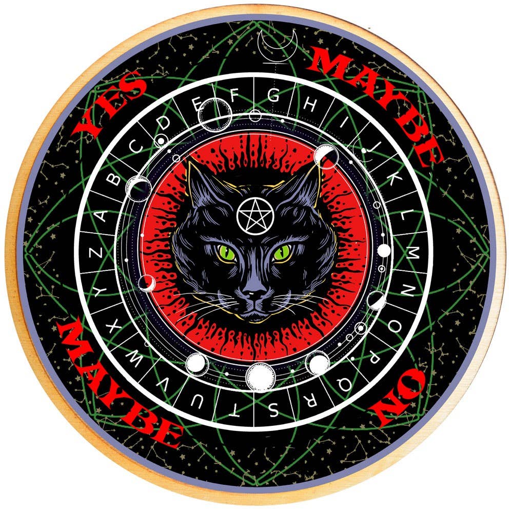 BLACK CAT COLORED PENDULUM BOARD