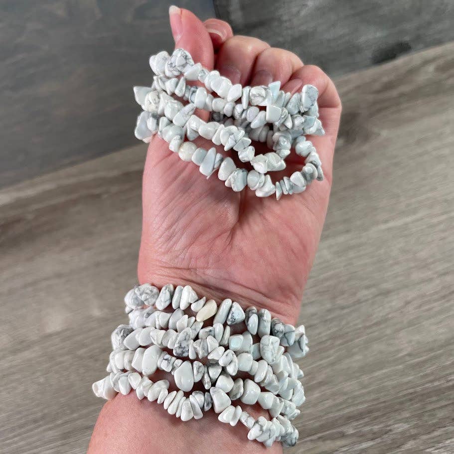 Gemstone Chip Bracelets