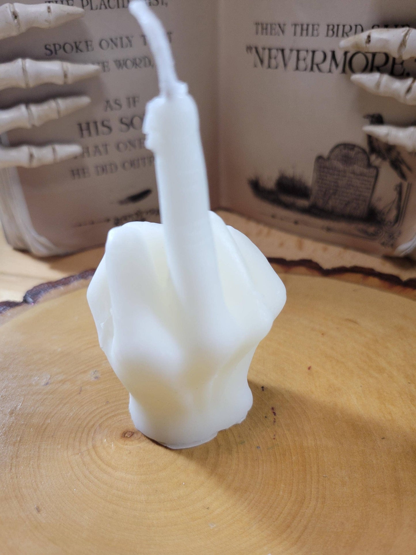 Middle Finger Candle - Unique Finger Shaped Candle for Gag Gift, Funny Home Decor, Novelty Party Candle, Bold Statement Candle
