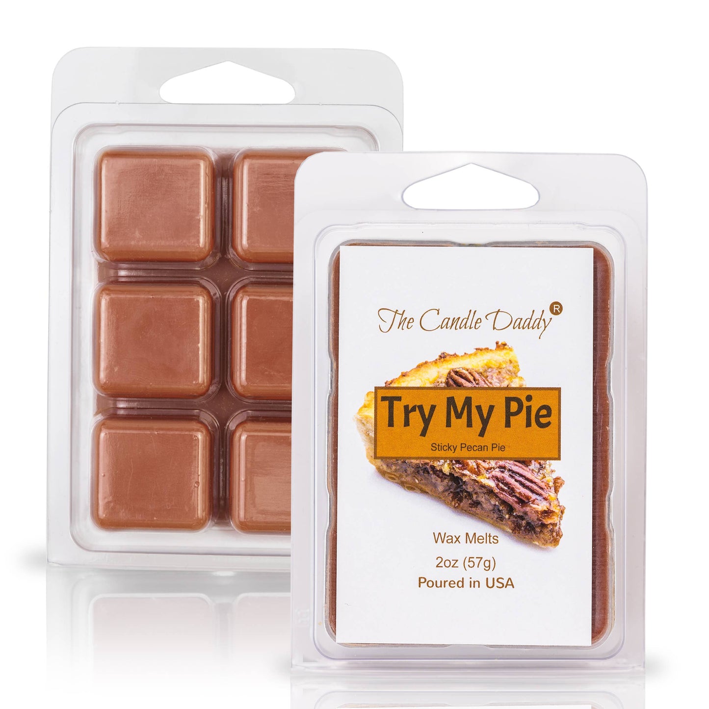 TRY MY PIE - STICKY PECAN PIE SCENTED WAX MELT - 1 PACK