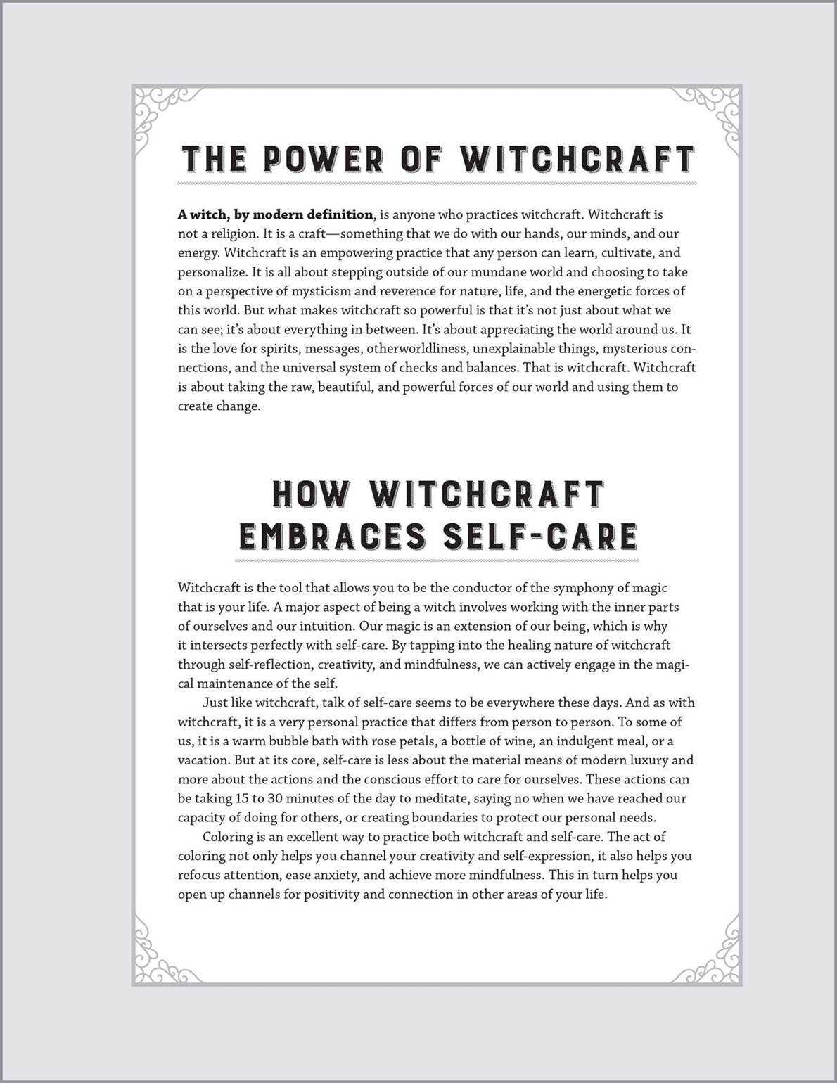 Witchcraft Coloring Book for Adults