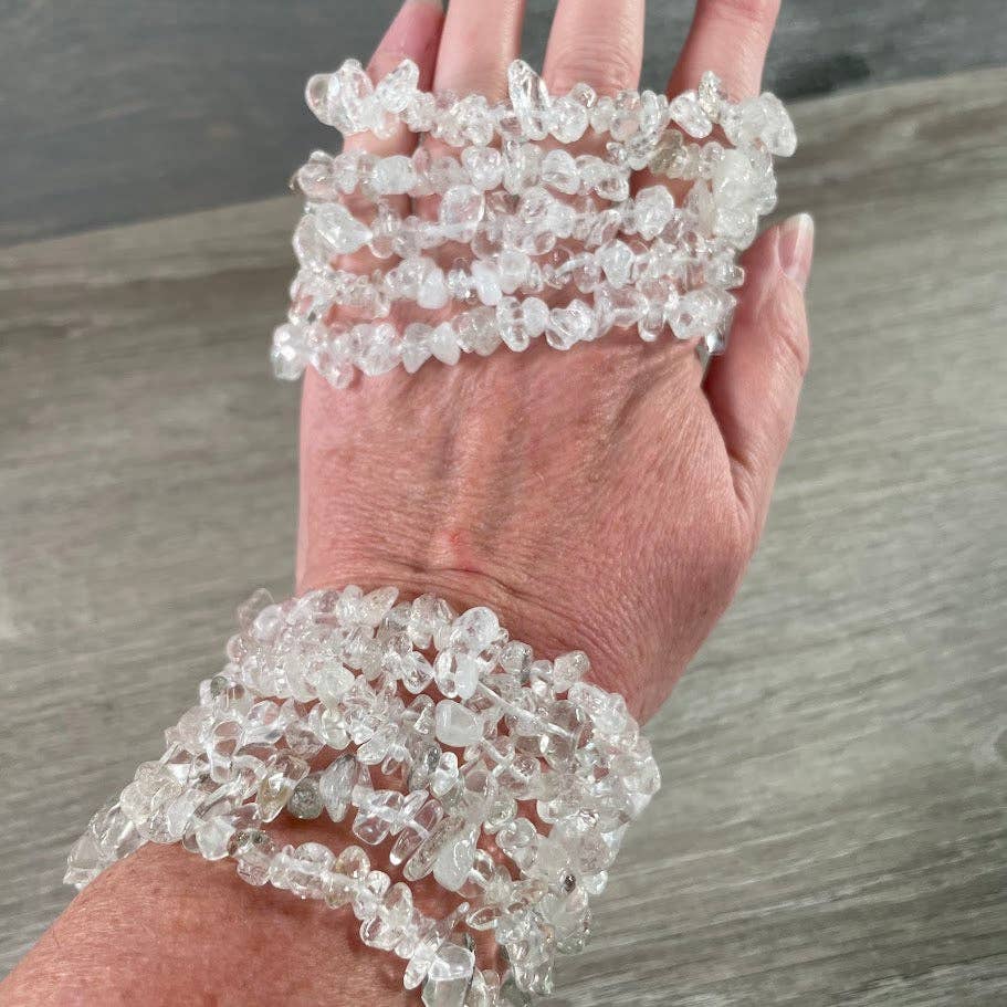 Gemstone Chip Bracelets