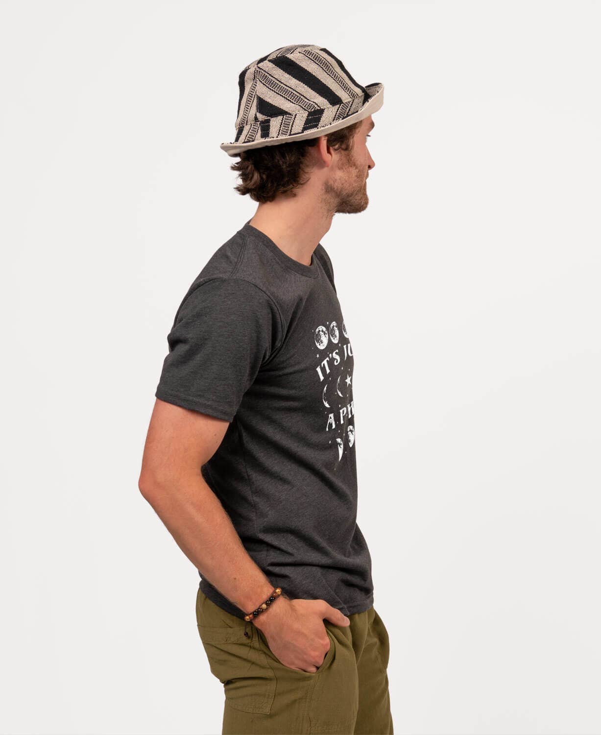 It's Just A Phase Moon Heathered Tee - Unisex - Moon Tees