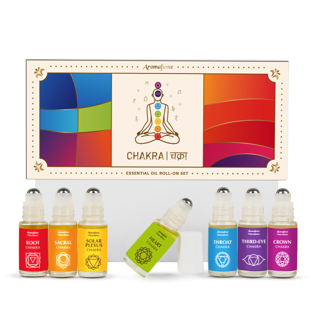 7 Chakra Roll On Gift Set | Aromatherapy Roll On Set