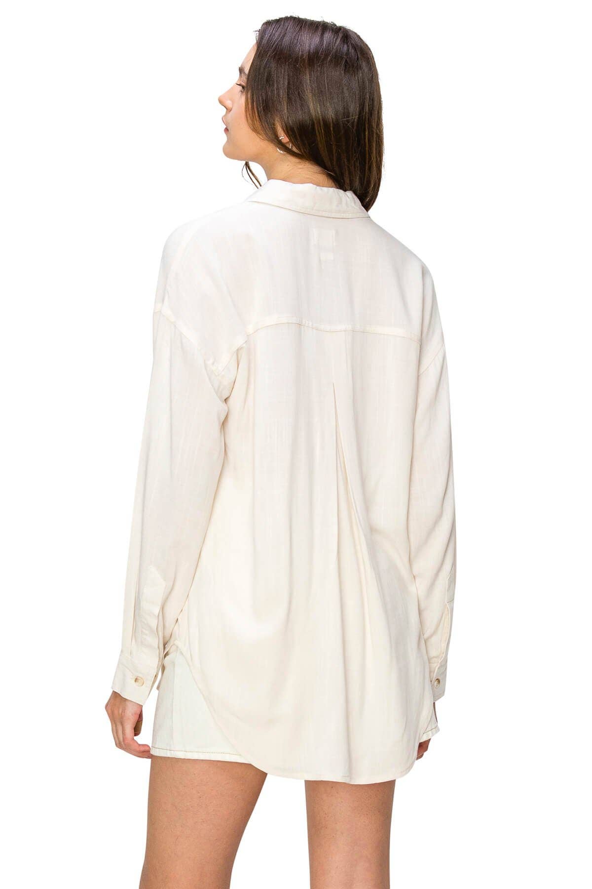 CALI1850 RELAXED LINEN BUTTON DOWN SHIRT (20728JLN486)