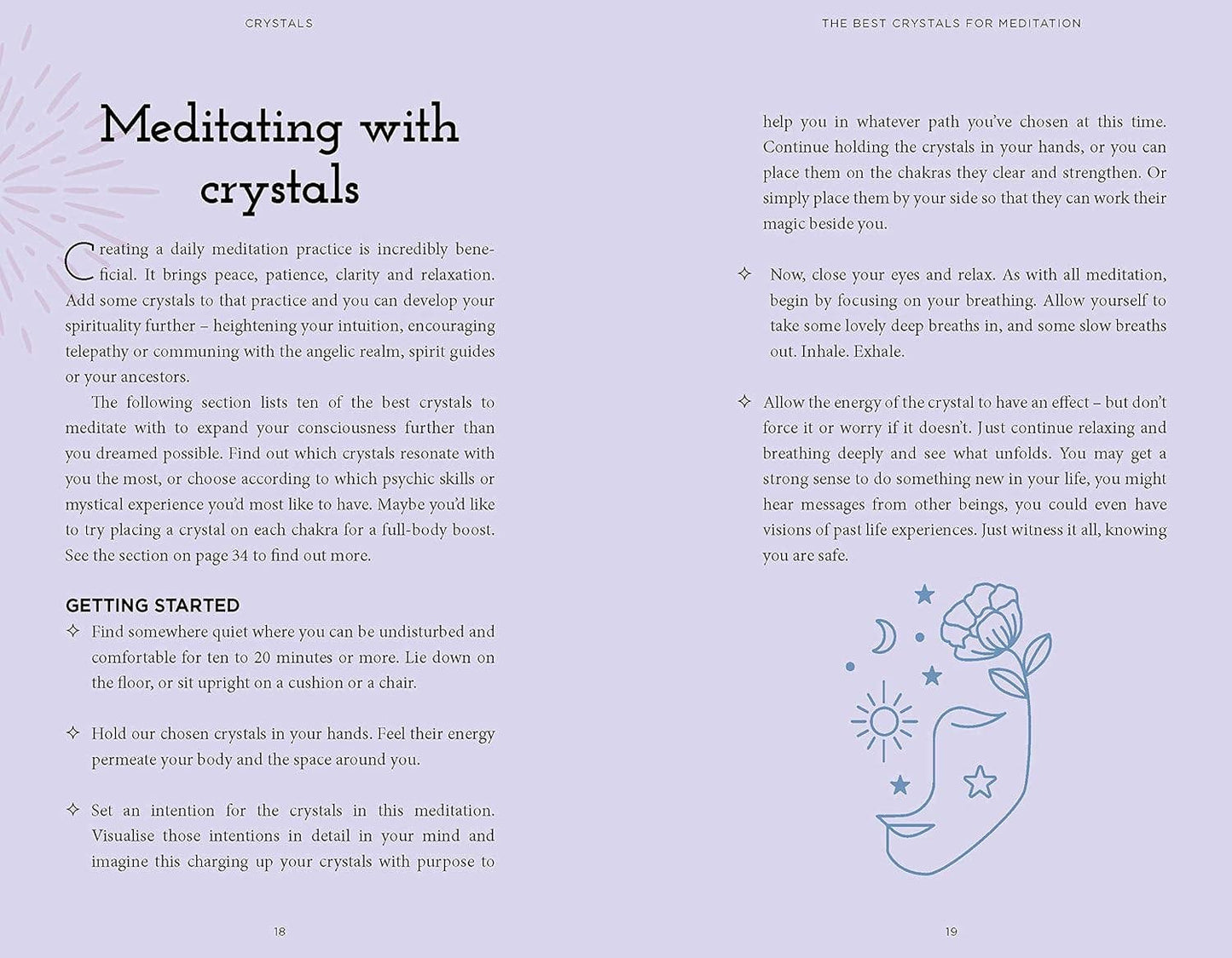 Crystals Book & Card Deck: Includes a 52-Card Deck