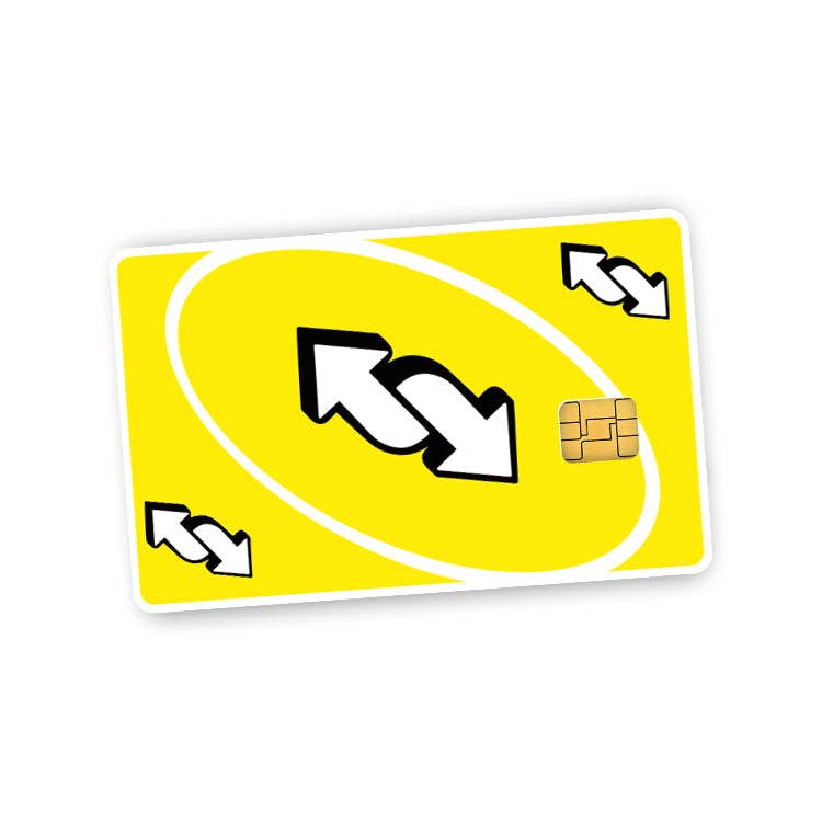 Reverse Credit Card Skin (Decal)